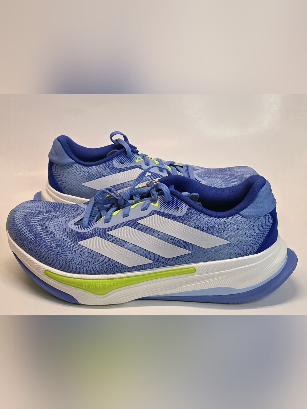 New Adidas Supernova Prima 2  Blue Lightweig Running Sneake Men's Size 10.5